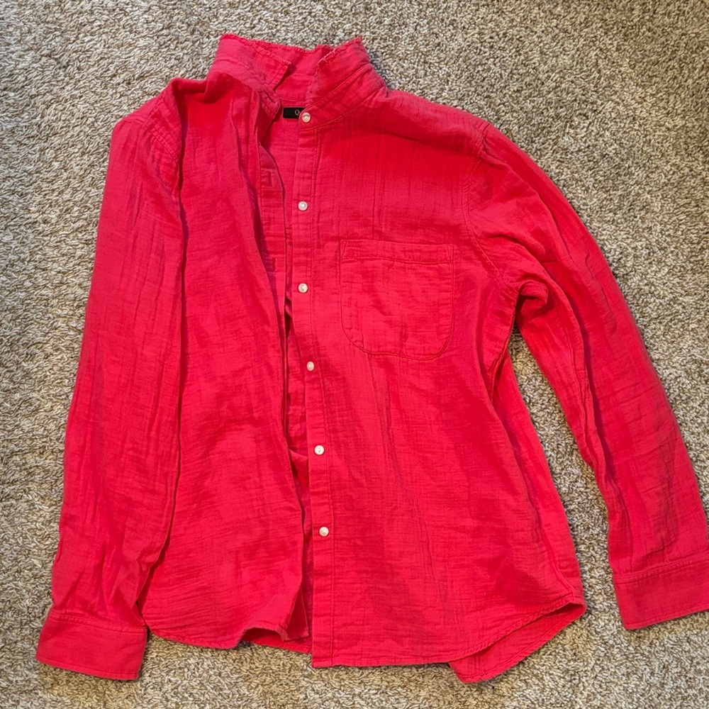 Organic cotton gauze shirt